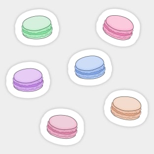 French Macarons Pack Sticker